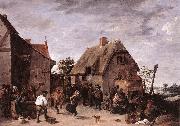 TENIERS, David the Younger Flemish Kermess kh oil